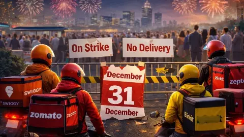 नो डिलीवरी, नो फूड! ऐप वर्कर्स ने न्यू ईयर ईव पर देशव्यापी ‘ऐप बंद’ का आह्वान किया