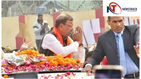 Gorakhpur News :  गोरखपुर पहुंचे प्रदेश अध्यक्ष पंकज चौधरी, भव्य स्वागत से पूरा शहर जाम
