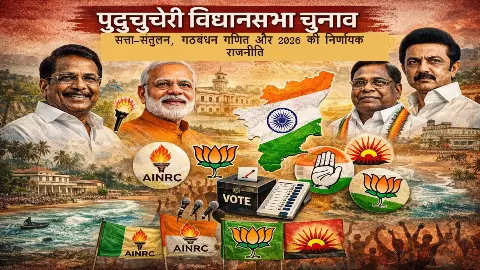Puducherry Election 2026: सत्ता-संतुलन, गठबंधन गणित और 2026 की निर्णायक राजनीति