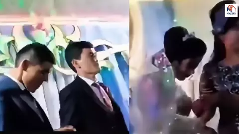 वाह रे दूल्हे राजा! अंगूठी तो दुल्हन ने जीती, पर आपने सरेआम मुक्का चलाकर बौनी मर्दानगी का इनाम जीत लिया, देखें Video वाह रे दूल्हे राजा! अंगूठी तो दुल्हन ने जीती, पर आपने सरेआम मुक्का चलाकर बौनी मर्दानगी का इनाम जीत लिया, देखें Video