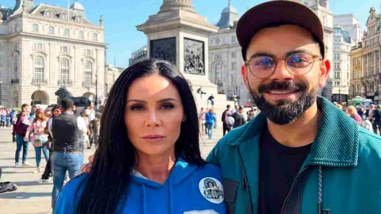 Virat Kohli With Kendra Lust | Virat Kohli-Kendra Lust Photo Virat Kohli  Photo Viral With Adult Star | Virat Kohli: एडल्ट स्टार संग विराट कोहली की तस्वीर  वायरल, मचा बवाल | News