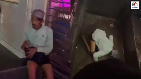 मुस्लिम व्यक्ति ने मंदिर परिसर में किया शौच, हिन्दुओं का फूटा गुस्सा…  मलमूत्र चटवाया, देखें Video