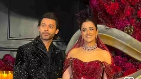 Nupur-Stebin Reception Look