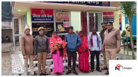 Siddharthnagar News त्रिलोकपुर पुलिस की मिशन शक्ति पहल: पति-पत्नी का विवाद सुलझा, परिवार बचाया गया