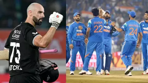 डेरिल मिचेल के तूफान में उड़ा भारत! केएल राहुल का शतक बेकार, न्यूजीलैंड ने 7 विकेट से रौंदा