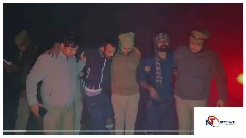 Etawah News इटावा में पुलिस मुठभेड़, लूट की योजना बना रहे टॉप-10 हिस्ट्रीशीटर समेत दो बदमाश गिरफ्तार