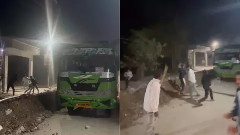 सुलग उठा उज्जैन! VHP नेता की पिटाई के बाद भयानक तांडव, 11 बसें तोड़ीं, एक बस फूंकी गई