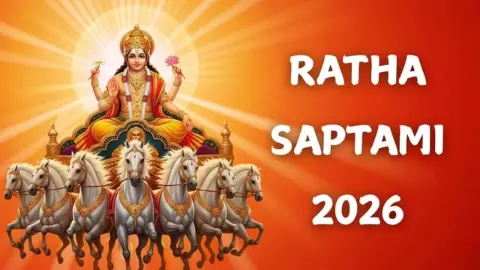 रथ सप्तमी 2026: सूर्य दोष को दूर करने वाला महापर्व, तिरुमाला में 25 जनवरी को दिव्यता का महासंगम रथ सप्तमी 2026: सूर्य दोष को दूर करने वाला महापर्व, तिरुमाला में 25 जनवरी को दिव्यता का महासंगम