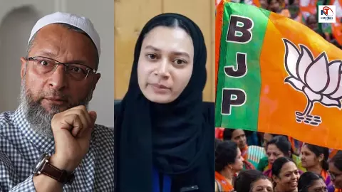 ओवैसी की शेरनी ने बीजेपी के आगे टेके घुटने? किरीट सोमैया के डर से मांगी लिखित माफी, मुंबई में मचा हड़कंप! ओवैसी की शेरनी ने बीजेपी के आगे टेके घुटने? किरीट सोमैया के डर से मांगी लिखित माफी, मुंबई में मचा हड़कंप!