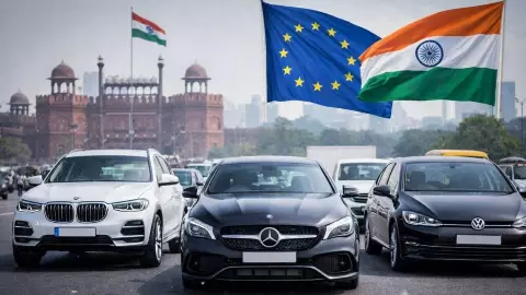 BMW-Mercedes खरीदना होगा आसान, India-EU FTA से लग्ज़री कारों की कीमतों में बड़ी गिरावट