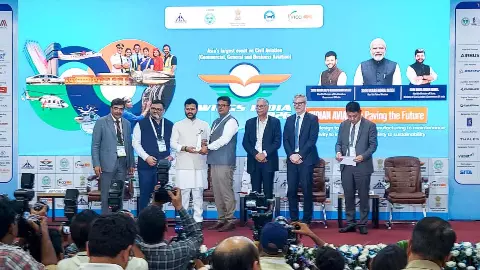 National Honor to Lucknow Airport at Wings India Awards 2026 National Honor to Lucknow Airport at Wings India Awards 2026