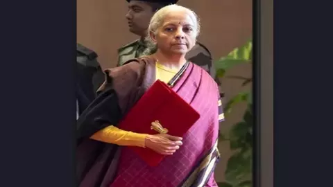 Budget 2026 Nirmala Sitharaman Saree