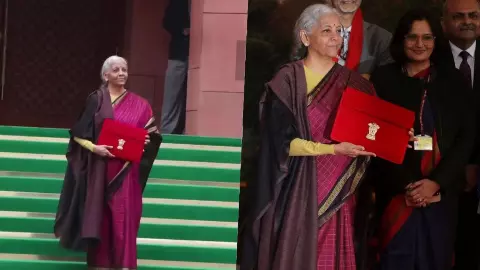 बैंगनी कट्टम कांचीवरम में बजट पेश करती वित्त मंत्री, जानें साड़ी का इतिहास और कीमत