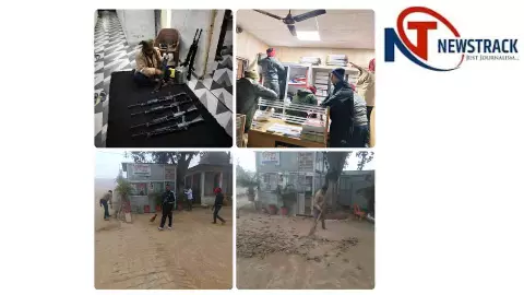 Kaushambi News :  कौशाम्बी पुलिस ने रविवार को चलाया स्वच्छता अभियान, अनुशासन का संदेश दिया