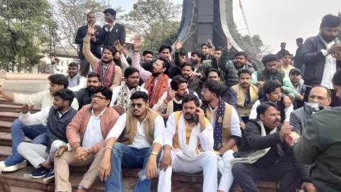 Lucknow News: यूजीसी के समर्थन में बिरसा अंबेडकर फूले छात्र संगठन की यात्रा,पुलिस से तीखी नोकझोंक