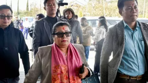 BJP Manipur president A Sharda Devi
