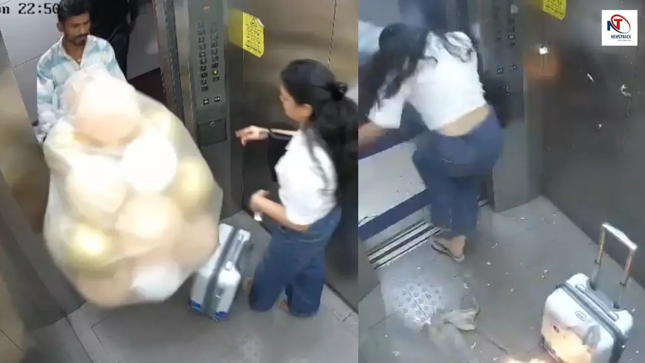 लिफ्ट में बम की तरह फटे गुब्बारे! आग की लपटों के बीच जान बचाकर भागे लोग, रूह कंपा देगा ये VIDEO!