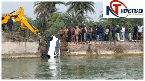 Jalaun News : जालौन में दर्दनाक हादसा: कोटरा-ऐट मार्ग पर कार नहर में गिरी, दो की मौत