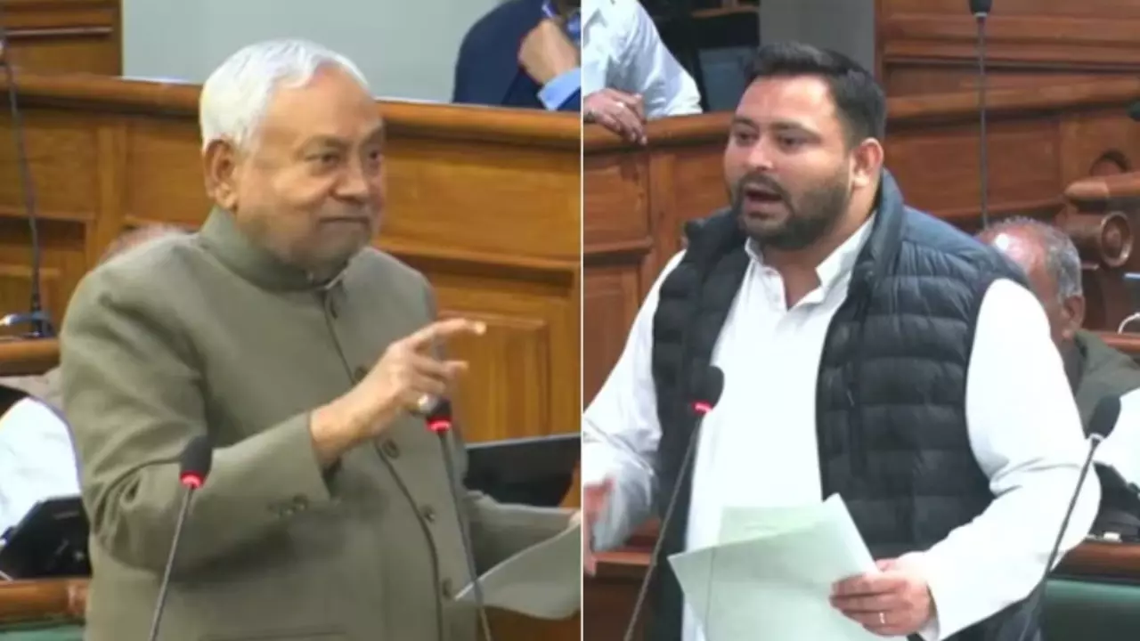 CM Nitish Kumar on Tejashwi Yadav CM Nitish Kumar on Tejashwi Yadav
