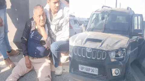 Hapur: Speed rage on flyover, Scorpio dizzy, homeguard serious Hapur: Speed rage on flyover, Scorpio dizzy, homeguard serious