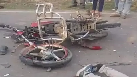 Sitapur News: सीतापुर सड़क हादसा: डंपर की टक्कर से पिता-पुत्र व नाना की मौत, चालक फरार