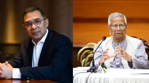 यूनुस को मिलेगा तारिक रहमान से बड़ा पद? खुफियां रिपोर्ट ने उड़ाई बड़े-बड़े दिग्गजों की नींद यूनुस को मिलेगा तारिक रहमान से बड़ा पद? खुफियां रिपोर्ट ने उड़ाई बड़े-बड़े दिग्गजों की नींद