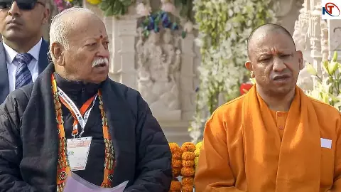 Mohan Bhagwat Yogi Adityanath Mohan Bhagwat Yogi Adityanath