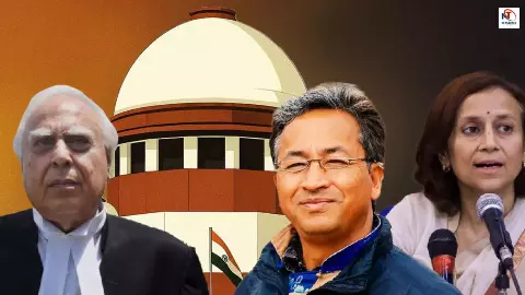 हमेशा नहीं चल सकती दलीलें! सुप्रीम कोर्ट ने केंद्र को दिया 10 मिनट, वांगचुक की आजादी पर फैसला... हमेशा नहीं चल सकती दलीलें! सुप्रीम कोर्ट ने केंद्र को दिया 10 मिनट, वांगचुक की आजादी पर फैसला...