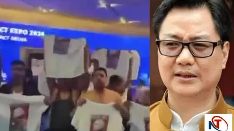 Kiren Rijiju Slams Congress