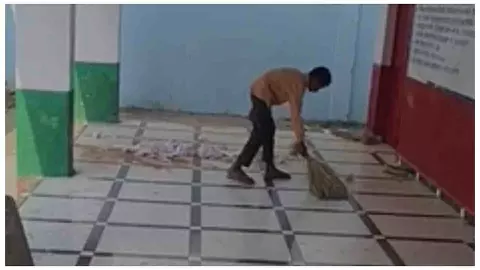 Banda News राहुल त्रिपाठी ने खोली पोल: ग्राम पंचायत तेरा ब में फर्जी केयरटेकर व सफाई घोटाले का आरोप