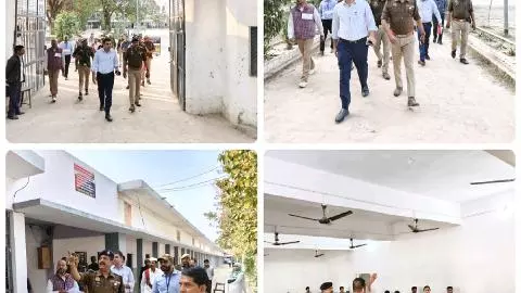 Kaushambi News: कौशांबी में डीएम-एसपी के औचक निरीक्षण से इंटर गणित परीक्षा नकलमुक्त संपन्न