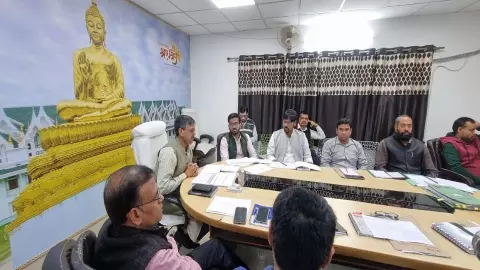 Virtual Review of Development Works in Sravasti, Strict Direction Virtual Review of Development Works in Sravasti, Strict Direction