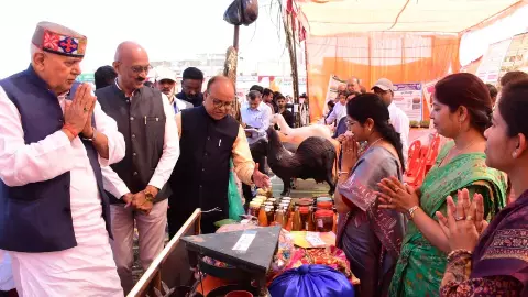 North Regional Farmers Mela starts in Banda, Agriculture Minister Surya Pratap Shahi inaugurates it North Regional Farmers Mela starts in Banda, Agriculture Minister Surya Pratap Shahi inaugurates it