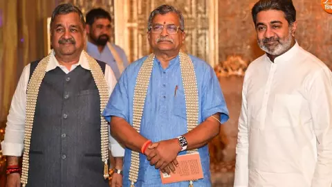 Abhishek Verma Meets VHP General Secretary Milind Parande