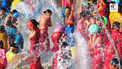 China Water Splashing Festival China Water Splashing Festival