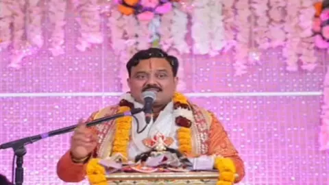 Unjustly earned wealth: Acharya Harivendra Tripathi