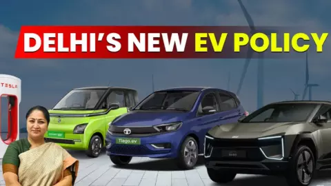 दिल्ली की नई EV पॉलिसी! रोड टैक्स-रजिस्ट्रेशन फ्री, इलेक्ट्रिक वाहनों पर मिलेगी बड़ी सब्सिडी