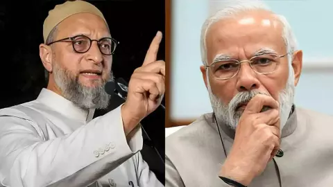 कहाँ गया 56 इंच का सीना? मोदी पर गरजे जमकर बरसे ओवैसी, ईरान जंग पर PM की चुप्पी का खोला राज कहाँ गया 56 इंच का सीना? मोदी पर गरजे जमकर बरसे ओवैसी, ईरान जंग पर PM की चुप्पी का खोला राज