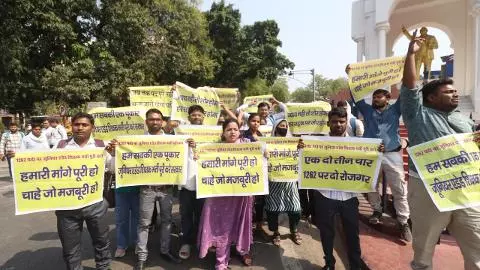 Lucknow protest Lucknow protest