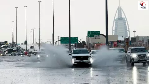 UAE में मौसम का कहर! दुबई से शारजाह तक इमरजेंसी मोड, तेज बारिश से अलर्ट जारी!