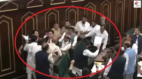 J&K विधानसभा बना अखाड़ा! PM मोदी के खिलाफ नारेबाजी और पप्पू बयान पर भिड़े विधायक, भारी हंगामा J&K विधानसभा बना अखाड़ा! PM मोदी के खिलाफ नारेबाजी और पप्पू बयान पर भिड़े विधायक, भारी हंगामा