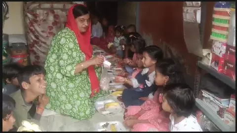 Maa Siddhidatris Bhakti Umari in Kasganj on Navratri Navmi