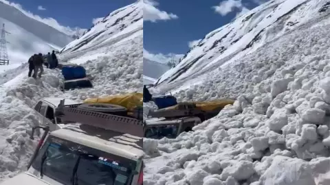लद्दाख में बहुत बड़ा हादसा! हिमस्खलन से बच्चा-महिला समेत 7 की मौत, बर्फ के नीचे दबे दर्जनों वाहन