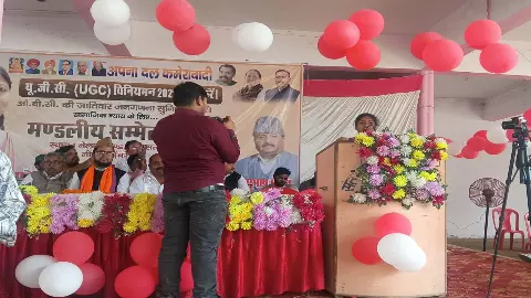 Bitter attack on Pallavi Patels government, questions raised on caste census and school closure Bitter attack on Pallavi Patels government, questions raised on caste census and school closure