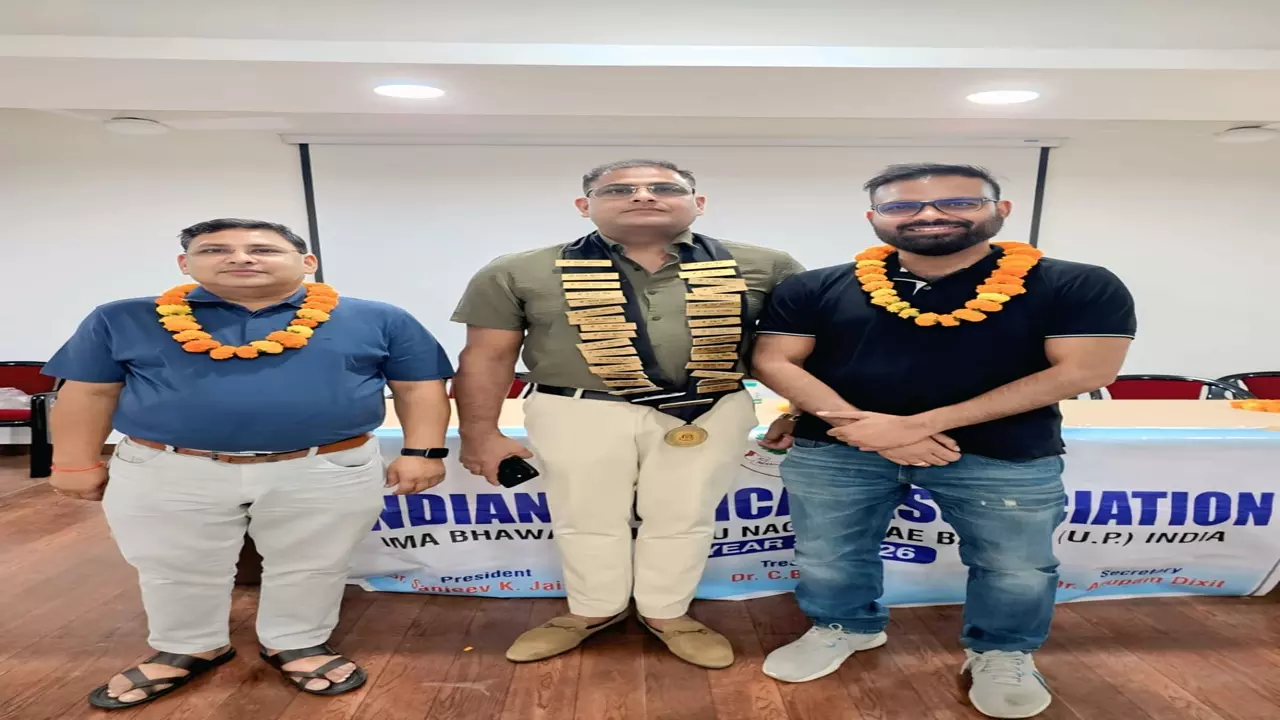 Dr. Sanjeev Jaiswal re-elected as IMA Raebareli President, Dr ...