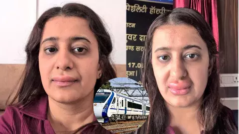 वंदे भारत में जहरीला खाना? मां को हुई गंभीर एलर्जी और मासूम बच्चा हुआ बेहाल, प्रीमियम सफर में ये क्या हो गया! वंदे भारत में जहरीला खाना? मां को हुई गंभीर एलर्जी और मासूम बच्चा हुआ बेहाल, प्रीमियम सफर में ये क्या हो गया!