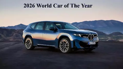 BMW iX3 800km range electric SUV  world car of the year award 2026