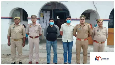 Hapur News : हापुड़ में 5 करोड़ की रंगदारी मांगने वाले दो आरोपी गिरफ्तार, सिम लेकर दी थी धमकी