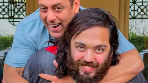Salman Khan Anant Ambani Birthday Pic Salman Khan Anant Ambani Birthday Pic