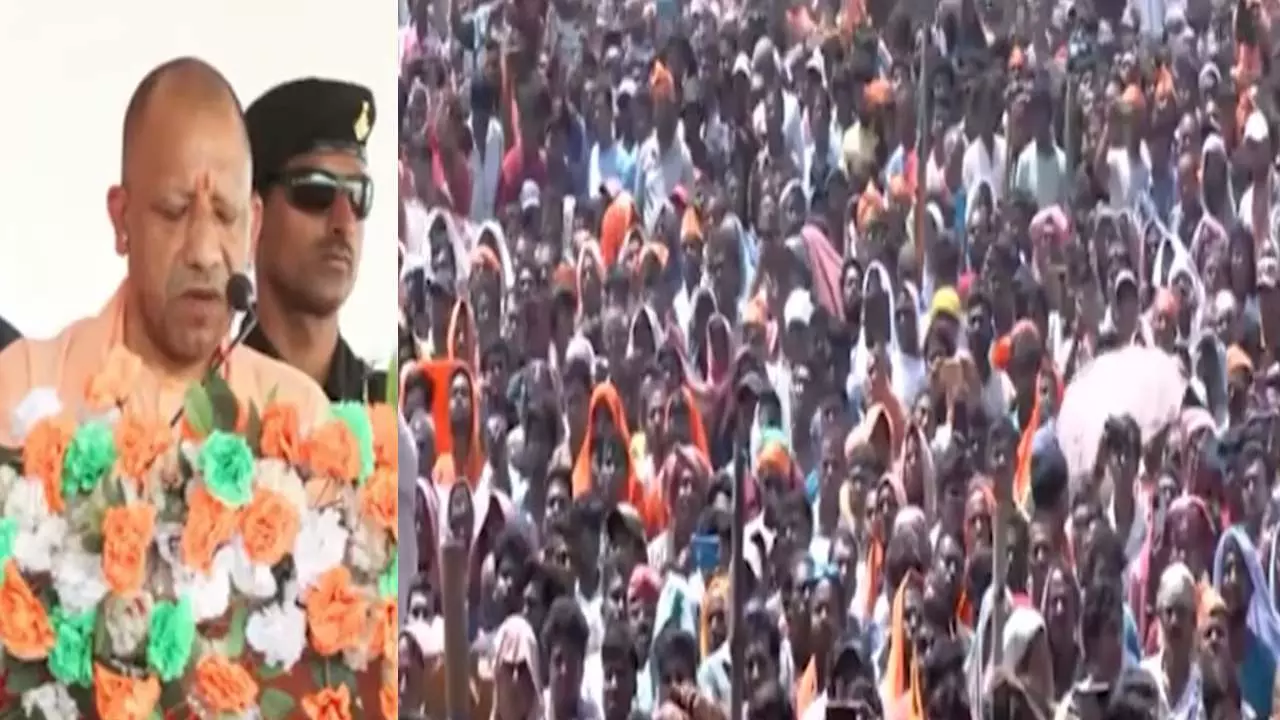 Yogi Adityanath Attacks TMC in Nandakumar Rally, Calls for Change ...